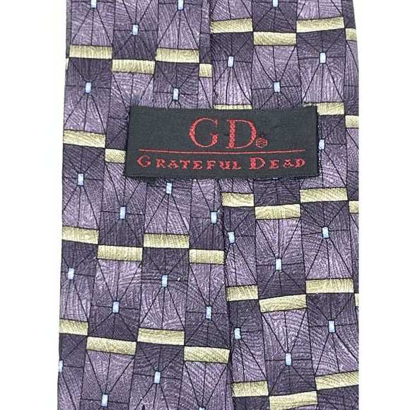 GD Grateful Dead Men's Tie Slingshot on Mars 100% Silk Hand Made Necktie - Picture 8 of 9